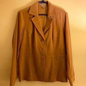 Ladies Tan Jacket size large